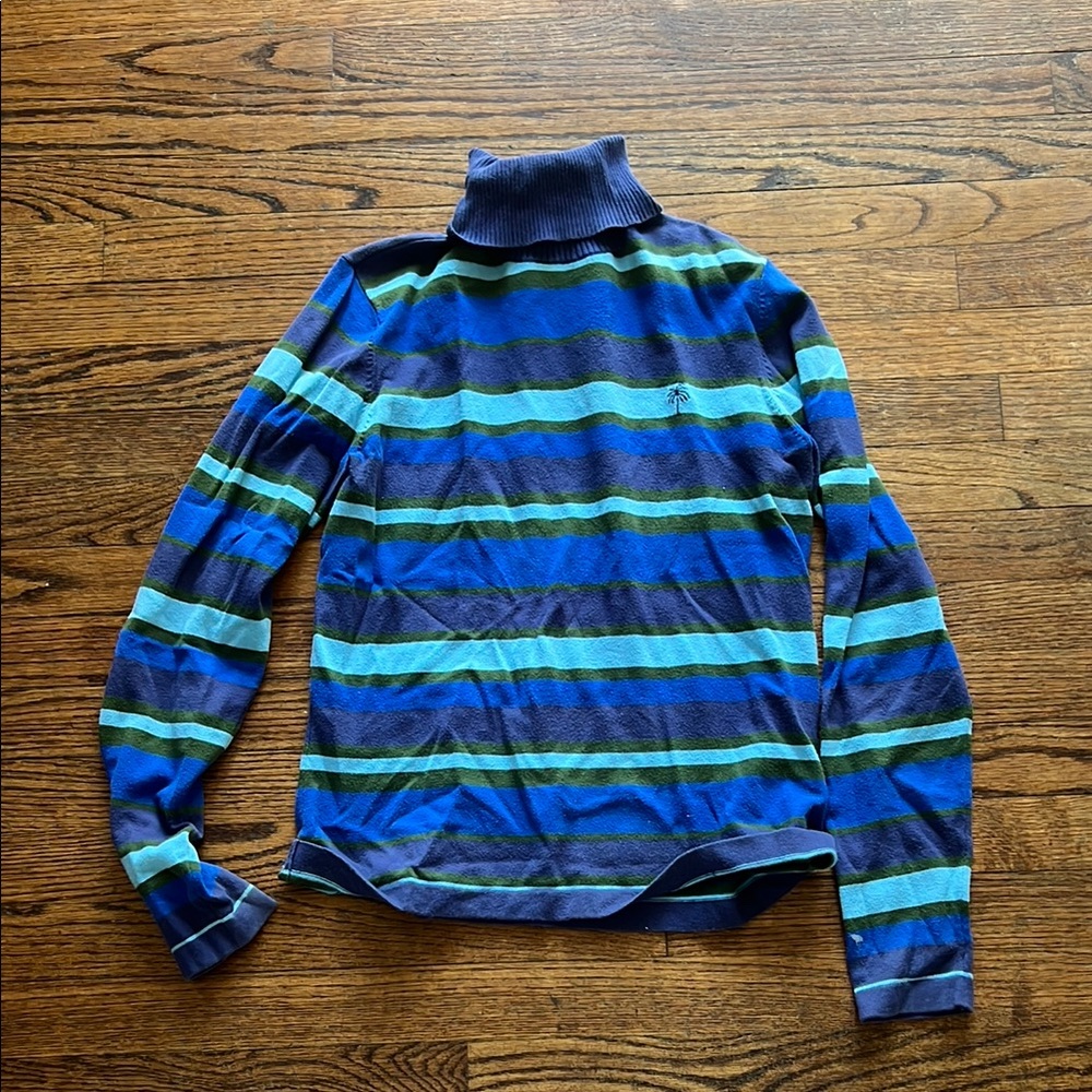 Lilly Pulitzer Striped Blue Sweater